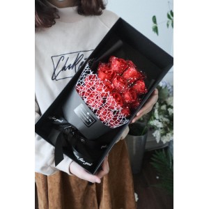 [現貨發售] Eternal Florist - 石鹼香皂永生花束21朵連禮盒 / Rose